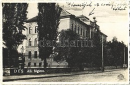 * T2/T3 1941 Dés, Dej; Állami Főgimnázium / High School (ragasztónyom / Gluemark) - Zonder Classificatie