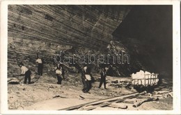 ** T1/T2 Désakna, Ocna Dejului; Sóbánya, Sófejtés / Salt Mine, Interior, Miners At Work - Non Classés