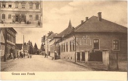 T2/T3 Felek, Freck, Avrig; Ucakép, Victor Graef üzlete. Czelnai Felvétele / Street View, Shop (EK) - Ohne Zuordnung