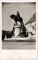 T2 Kolozsvár, Cluj; Mátyás Király Szobor / Statue Of Matthias Corvinus. Photo + '1940 Kolozsvár Visszatért' So. Stpl - Ohne Zuordnung