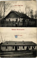 T2/T3 1916 Maroscsapó, Tschappen, Cipau (Radnót, Iernut); Mózsa Attila Háza, Boér Gábor Háza. Adler Fényirda 815. / Vill - Non Classés