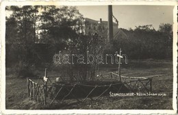 * T2/T3 1940 Szamosújvár, Gherla; Rózsa Sándor Sírja / The Grave Of Sándor Rózsa (ragasztónyom / Gluemark) - Non Classés