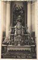 T1/T2 1957 Szamosújvár, Gherla; Örmény Templom Főoltára / Armenian Church, Interior, Main Altar - Ohne Zuordnung