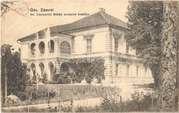 T2/T3 1915 Zám, Sameschdorf, Zam; Dr. Csernovits Mihály Uradalmi Kastélya. Bózsa László Felvétele. Kiadja Bienenstock Sá - Non Classés