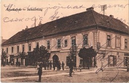 T2 1915 Érsekújvár, Nové Zámky; Járásbíróság, Steiner Miksa üzlete / Court, Shops - Autres & Non Classés