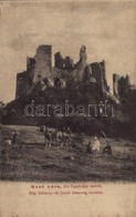 ** T2/T3 Hrussó, Rusó, Hrusov; Rákóczy Vár Kistapolcsányi József Főherceg Birtokán / Castle Ruins Near Topolcianky /  Hr - Autres & Non Classés