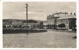 T2/T3 1942 Ipolyság, Sahy; Vármegyeháza, Somogyi üzlete. Polgár I. Kiadása / County Hall, Shop - Otros & Sin Clasificación