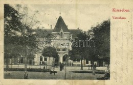 T2/T3 1913 Kisszeben, Sabinov, Zeben; Városháza. Stehr Gusztáv Kiadása / Town Hall  (EK) - Otros & Sin Clasificación