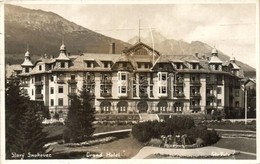 T2/T3 1932 Ótátrafüred, Stary Smokovec; Grand Hotel, Foto Dietz - Autres & Non Classés