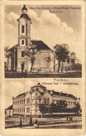 T2/T3 1938 Párkány, Parkan, Stúrovo; Rim. Kat. Kostol, Okresny Súd / Római Katolikus Templom, Járásbíróság. Gondos Vilmo - Sonstige & Ohne Zuordnung