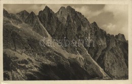 T2 1950 Tátra, Vysoké Tatry; Prostredny Hrot Z Velké Studené Doliny / Nagy-Tarpataki-völgy, Közép-orom / Mountain - Sonstige & Ohne Zuordnung