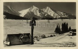 ** T1/T2 Tátra, Bélai-Tátra, Belianske Tatry; Zdiarske Vidly / Sirató és Holló-kő Télen / Mountains, Cross, Winter - Autres & Non Classés