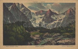 ** T3 Tátra, Magas-Tátra, Vysoké Tatry; Kotál Zeleného Plesa / Zöld-tó Katlana. Földes Samu Kiadása / Valley, Mountains  - Autres & Non Classés