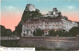 T2 Trencsén, Trencín; Erzsébet Szálloda, Vár / Hotel, Castle - Autres & Non Classés