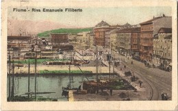 T2/T3 Fiume, Rijeka; Riva Emanuele Filiberto / Port, Quay  (EK) - Autres & Non Classés