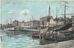 T2/T3 1914 Fiume, Rijeka; Porto / Port And Steamships - Sonstige & Ohne Zuordnung