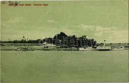 * T2/T3 Óbecse, Stari Becej; Hajó Kikötő / Sztanica Lágye / Port With Steamships  (EK) - Non Classés