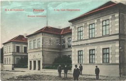 T2 1908 Pancsova, Pancevo; M. K. állami Főgimnázium. 218. Miloszavljevics Vazul Kiadása / High School - Unclassified