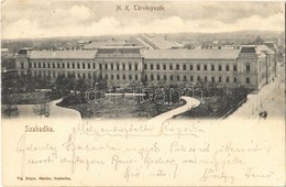 T2 1905 Szabadka, Subotica; M. Kir. Törvényszék. Vig Zsigmond Sándor Kiadása / Court - Non Classés