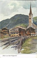 ** T2 Bad Hofgastein, Street View With Church S: Leo Reiffenstein - Autres & Non Classés