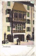 ** T4 Innsbruck, Goldenes Dachl / Golden Roof. Künstler-Heliocolorkarte Von Ottmar Zieher. Emb. (pinhole) - Autres & Non Classés