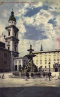 ** T2/T3 Salzburg, Hofbrunnen Am Residenzplatz / Square, Fountain (fl) - Sonstige & Ohne Zuordnung