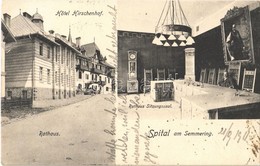 T2 1911 Spital Am Semmering, Hotel Hirschenhof, Rathaus, Rathaus Sitzungssaal / Hotel, Town Hall, Interior, Conference H - Autres & Non Classés