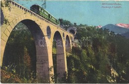 T2/T3 1914 Vorberg, Mittenwaldbahn (Karwendelbahn) Vorberg-Viadukt / Mittenwald Railway Viaduct In Vorberg, Railway Brid - Autres & Non Classés