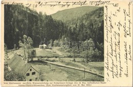 T3/T4 1910 Weiz, Vom Hochwasser Zerstörte Wasserzuleitung Zur Kompressor-Anlage Des Im Bau Befindlichen Raab-klamm-Elekt - Sonstige & Ohne Zuordnung