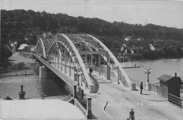 ** T2 1901 Wels, Traunbrücke / Bridge, Timber Transport By Rafting. F. Molnár Photo - Sonstige & Ohne Zuordnung