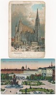 ** * Wien, Vienna, Bécs; - 4 Pre-1945 Postcards - Sonstige & Ohne Zuordnung