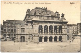 ** T2/T3 Wien, Vienna, Bécs I. K. K. Hof-Operntheater / Opera House. P. Ledermann  (tiny Tear) - Sonstige & Ohne Zuordnung