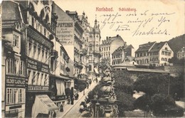 T2/T3 Karlovy Vary, Karlsbad; Schlossberg / Street View, Shops (fl) - Unclassified