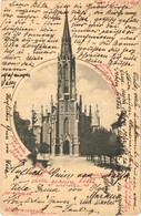 T2/T3 1900 Riga, Gertrud Kirche / Church - Autres & Non Classés