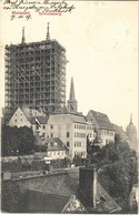 T2/T3 1907 Meissen, Schlossberg / Castle Hill, Cathedral Renovation. Verlag Reinhard Rothe (EK) - Non Classés