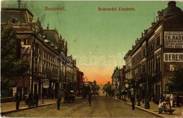 T2/T3 1906 Bucharest, Bucuresti; Bulevardul Elisabeta, Drogueria Brus / Street, Drogerie, Shops (EK) - Sonstige & Ohne Zuordnung