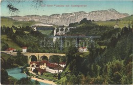 T2 1911 Sitterviadukt, Säntisgebirge / Railway Viaduct, Train - Sonstige & Ohne Zuordnung