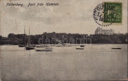 T3 1923 Falkenberg, Parti Fran Hamnen / Port, Sailboats. TCV Card (EB) - Otros & Sin Clasificación