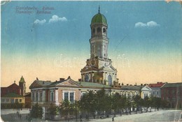 T3 1917 Ivano-Frankivsk, Stanislawów, Stanislau; Rathaus / Town Hall (EK) - Sonstige & Ohne Zuordnung