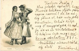* T3 Csárdás / Ungarischer Nationaltanz / Hungarian Folklore, Dance. Rigler J.E. Rt. 3031. Litho (Rb) - Non Classés