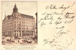 * T2 1898 Az Osztrák-Magyar Monarchia Első általános Tisztviselő Egyletének új Közigazgatási épülete Bécsben. Hungarika  - Non Classés