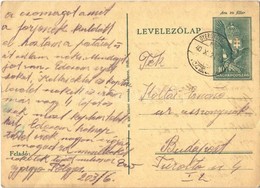 T2/T3 1940 Koltai Ernő Zsidó 203/6 KMSZ (közérdekű Munkaszolgálatos) Levele édesanyjának Koltai Ernőnének A Gyergyótölgy - Ohne Zuordnung