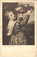 * T3 Lavinia, Kaiser Friedrich-Museum Berlin, Alte Meister Karte No. 8. S: Tiziano (gluemark) - Ohne Zuordnung