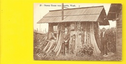 Stump House Near Seattle Wash WA USA - Seattle