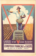 * T2 Comptoir Francais De L'Azote, Paris / French Agricultural Fertilizer Advertisement S: L. Casté - Zonder Classificatie