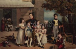 T2/T3 1920 Napoleon I. Und Die Familie Murat / Napoleon With The Murat Family, Stengel & Co. 29921. S: Louis Ducis (worn - Zonder Classificatie