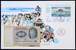 Dánia 1972. 20K Borítékon Grönlandi Bélyeggel, Bélyegzéssel T:I Denmark 1972. 20 Kroner In Envelope With Greenlandic Sta - Unclassified