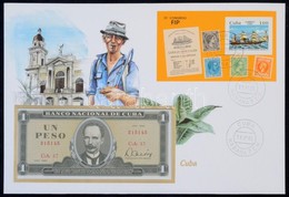 Kuba 1982. 1P Borítékon Grönlandi Bélyeggel, Bélyegzéssel T:I Cuba 1982. 1 Peso In Envelope With Greenlandic Stamp And C - Unclassified