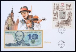 Lengyelország 1982. 10Zl Felbélyegzett Borítékban, Bélyegzéssel T:I 
Poland 1982. 10 Zlotych In Envelope With Stamp And  - Sin Clasificación