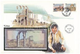 Libanon 1986. 10L , Felbélyegzett Borítékban, Bélyegzéssel T:I 
Lebanon 1986. 10 Livres In Envelope With Stamp And Cance - Sin Clasificación